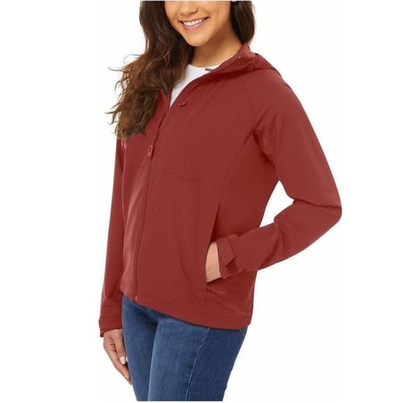 NWT Kirkland Signature Women's Water Wind Resistant Hooded Jacket XL $65 EE131 - Picture 3 of 4